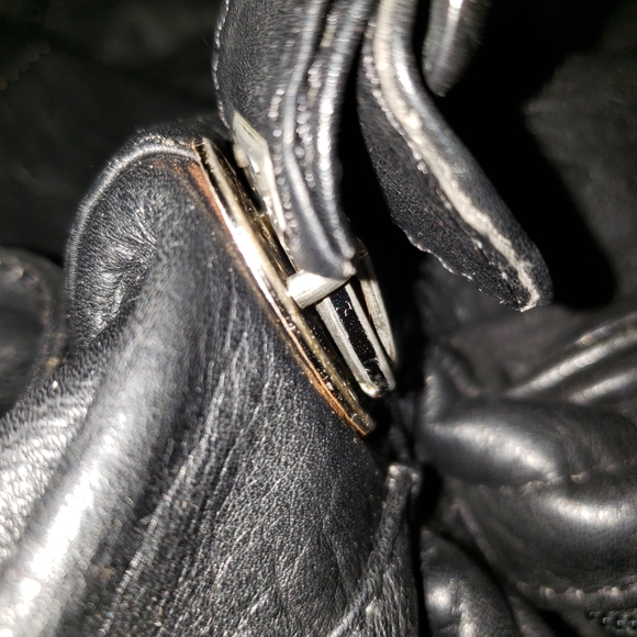 b8,219 Simon Backpack Black Leather Bag Tote Purse - Picture 2 of 8